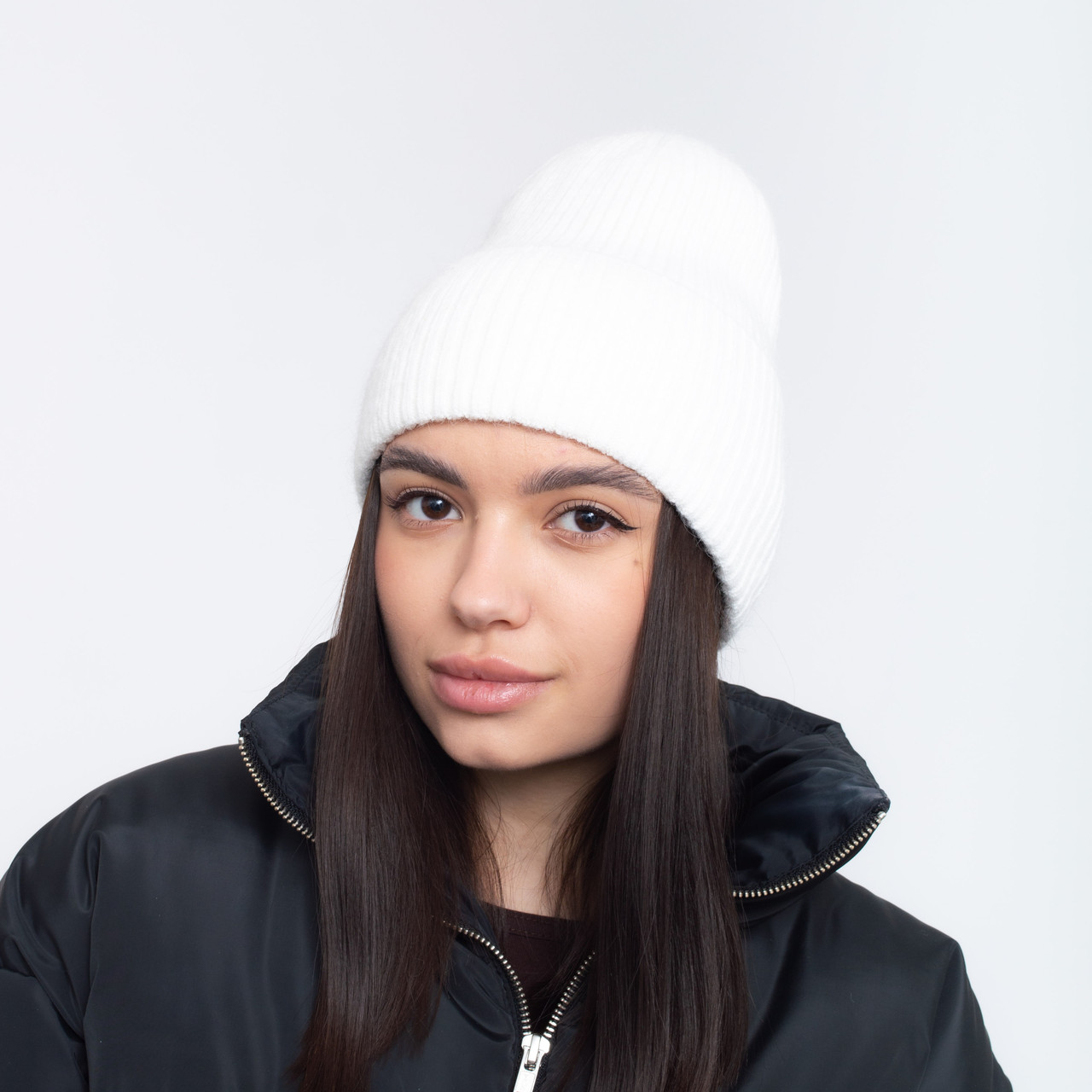 Шапка 2128 (без флісу) молочний