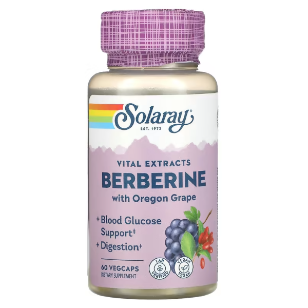 Solaray Berberine with Oregon Grape 60 veg Caps