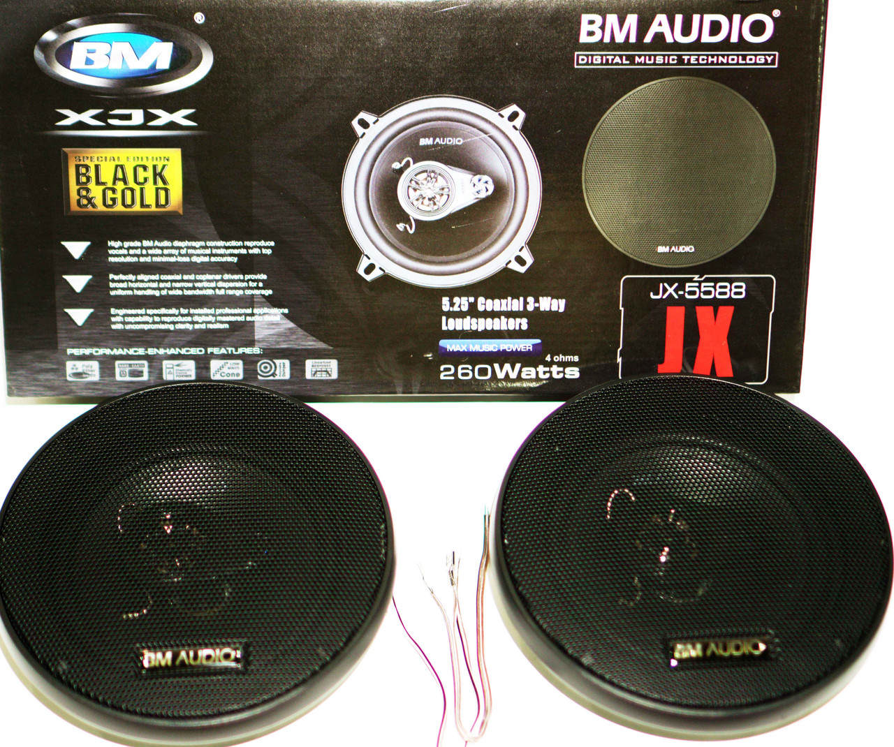 13см BOSCHMANN BM AUDIO JX-5588 260W 3х смуга