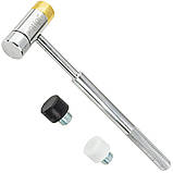 Набір прецизійних пробійників-пуансонів для точної механіки з молотком 21 ел. Vorfal V08004, фото 3