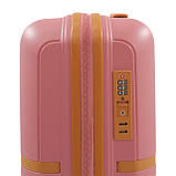 Валіза мала S поліпропілен пудра 55х38х22см/40л/2.6кг/Snowball 49403, фото 8