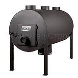 Піч буржуйка Екожар ПРО 700 з вбудованим вентилятором, фото 4