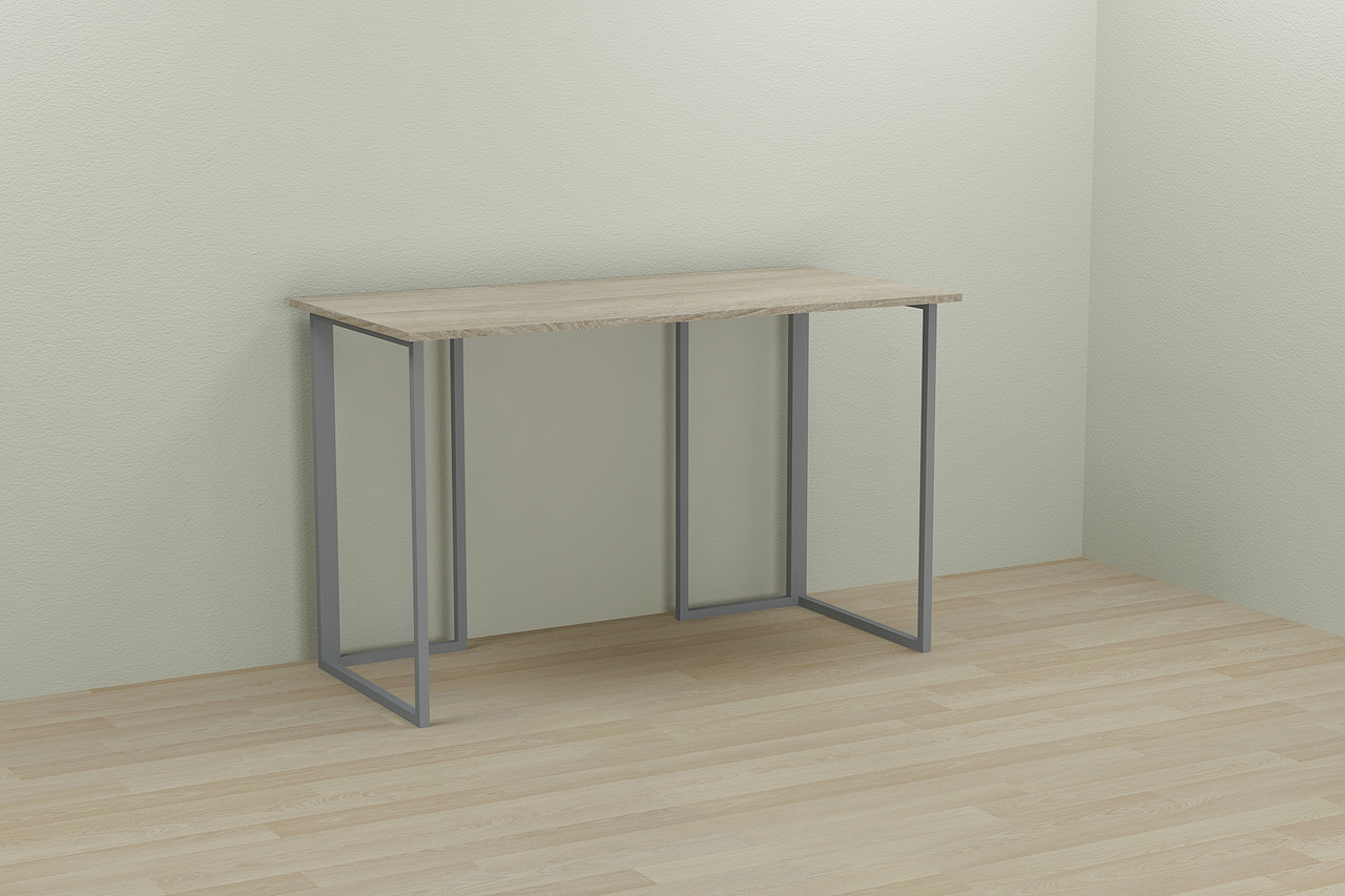 Комп'ютерний стіл Ferrum-decor Ханна 75x120x70 сірий ДСП Дуб Сонома 16мм