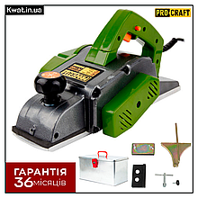 Рубанок електричний 1900 Вт Procraft PE1900 15000 об хв Ширина 90 мм Глибина стругання 3 мм