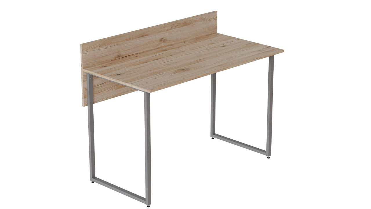 Комп'ютерний стіл Ferrum-decor Скай 75x140x60 сірий ДСП Дуб Сан-Маріно 32мм