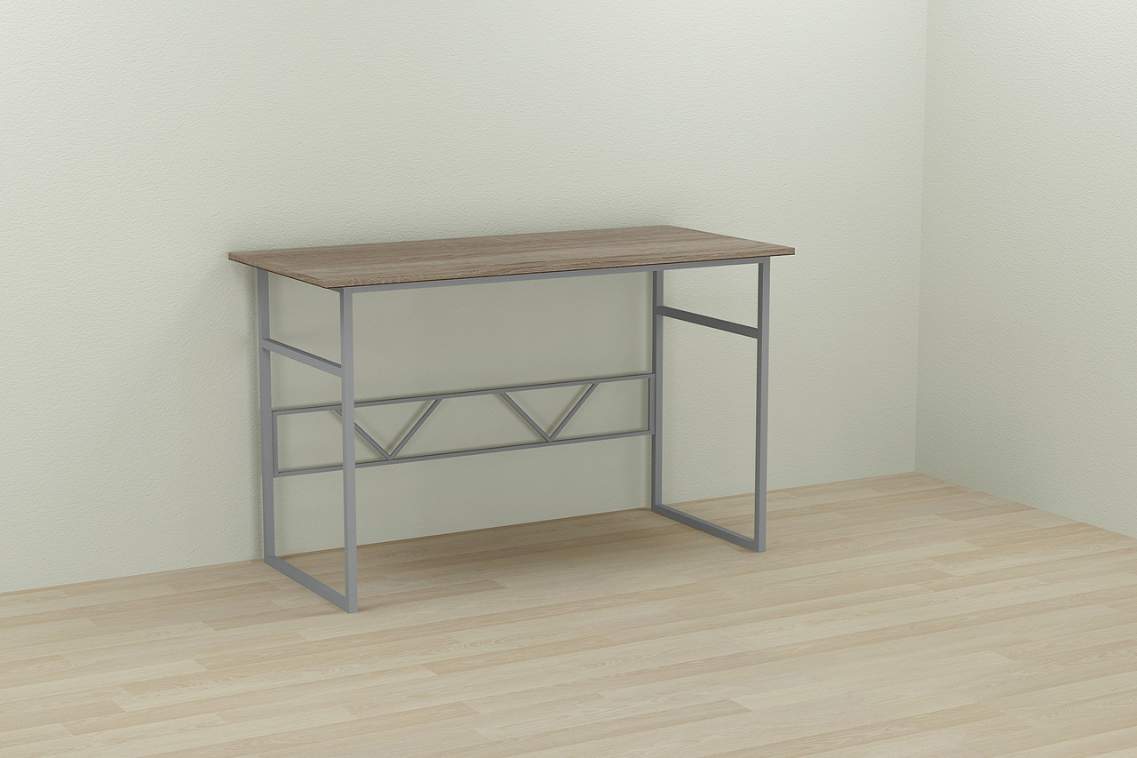 Комп'ютерний стіл Ferrum-decor Раян 75x140x70 сірий ДСП Дуб Сонома Труфель 16мм