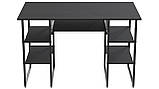 Комп'ютерний стіл Ferrum-decor Тім 75x120x60 чорний ДСП Сосна Кембра 32мм, фото 4