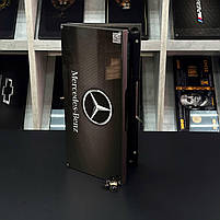 Нарди скляні з деревом MERCEDES-BENZ 50×24×6см на подарунок, фото 2