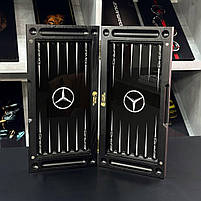 Нарди скляні з деревом MERCEDES-BENZ 50×24×6см на подарунок, фото 3