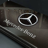 Нарди скляні з деревом MERCEDES-BENZ 50×24×6см на подарунок, фото 5