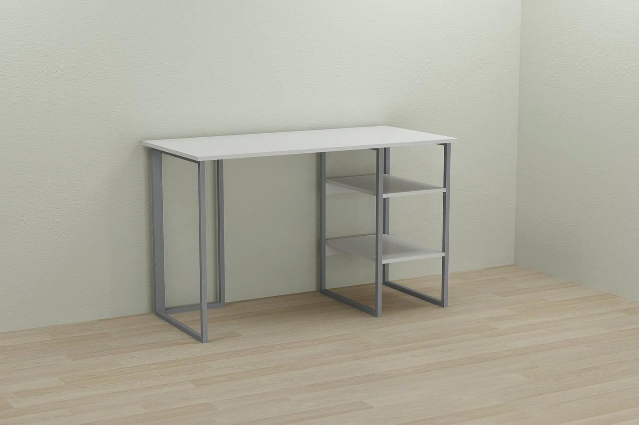 Комп'ютерний стіл Ferrum-decor Кевін 75x120x60 сірий ДСП Біле 16мм