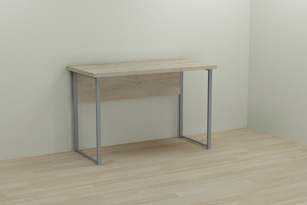Комп'ютерний стіл Ferrum-decor Курт 75x140x70 сірий ДСП Дуб Сонома 32мм