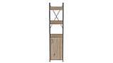 Етажерка 3/34 Ferrum-decor Серії Конект із тумбою 144x34x28 Сірий ДСП Дуб Сан-Маріно (FD1015), фото 4