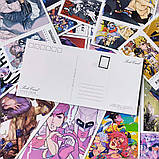 Поштові листівки + набір наліпок Неймовірна пригода ДжоДжо | JoJo's Bizarre Adventure, фото 2