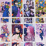 Поштові листівки + набір наліпок Неймовірна пригода ДжоДжо | JoJo's Bizarre Adventure, фото 3