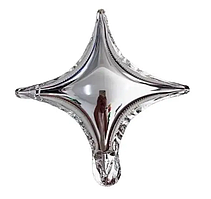 Куля зірка чотирикінцева "Срібна", 10" (Китай)