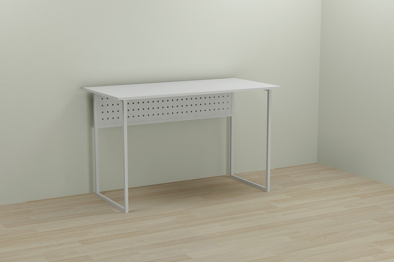 Комп'ютерний стіл Ferrum-decor Майк 75x120x60 білий ДСП Біле 16мм