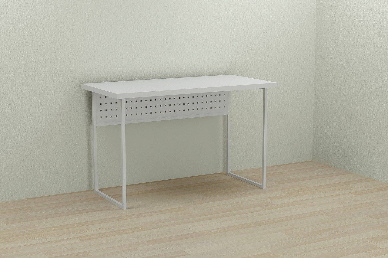 Комп'ютерний стіл Ferrum-decor Майк 75x140x70 білий ДСП Біле 32мм