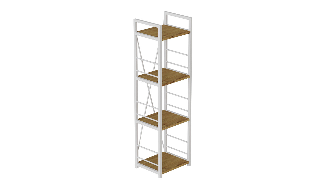 Етажерка Ferrum-decor Конект 120x34x28 см Дуб Артізан (XK00243)