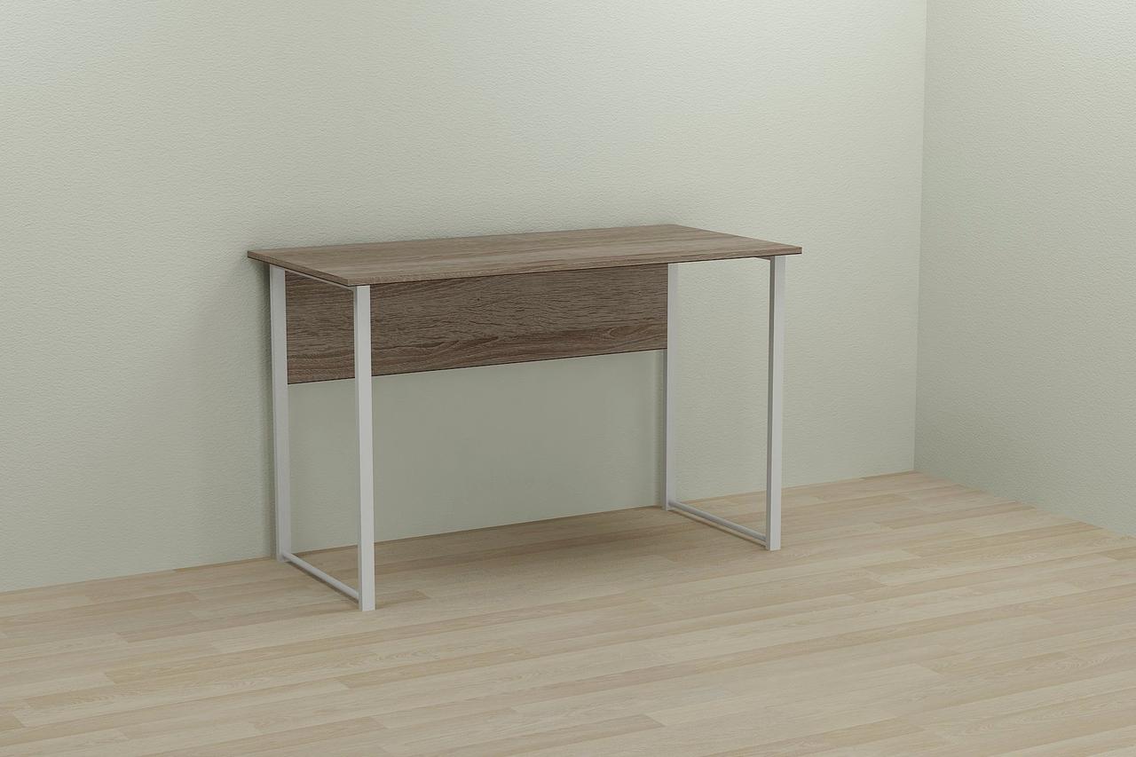 Комп'ютерний стіл Ferrum-decor Курт 75x100x60 білий ДСП Дуб Сонома Труфель 16мм
