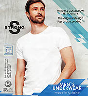 Чоловічі футболки Strong - 92.00 грн./шт. (XL, білі)