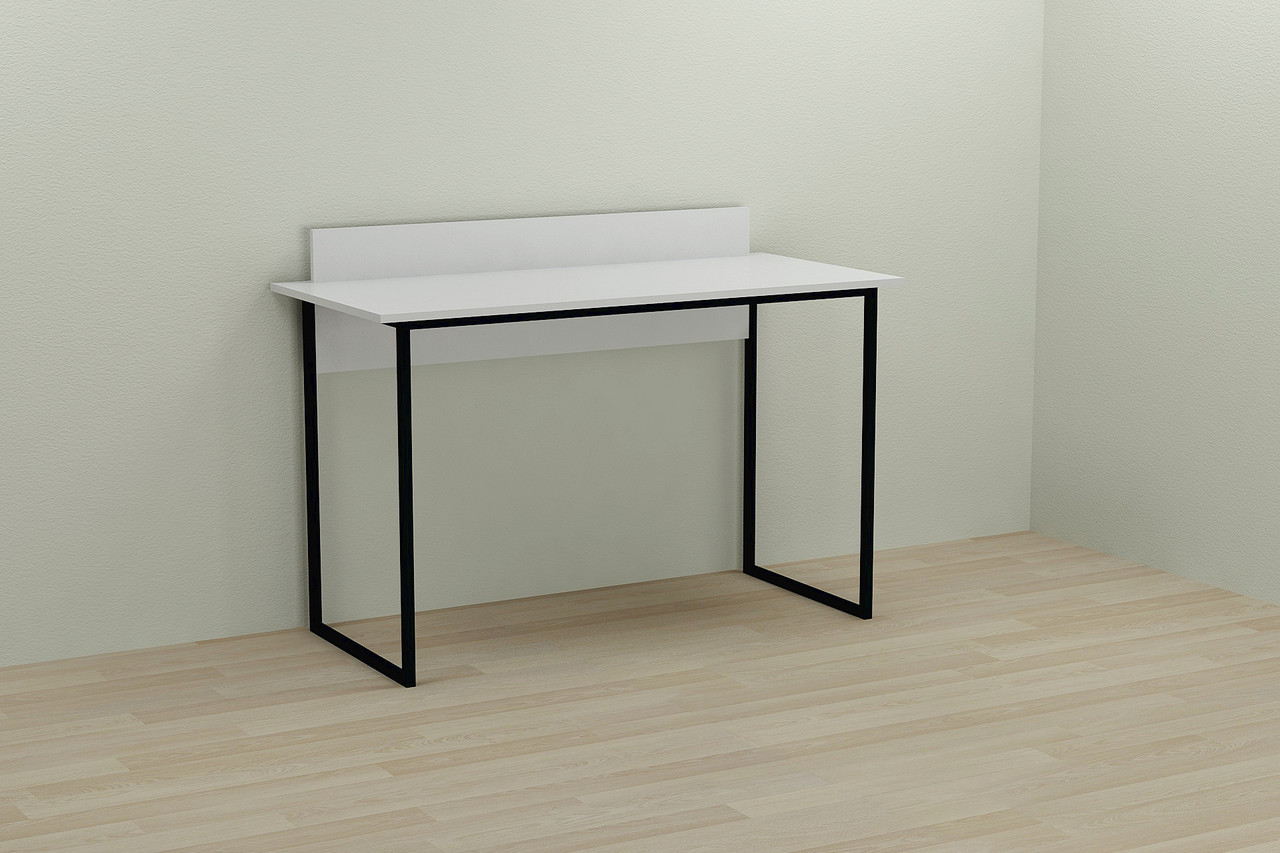 Комп'ютерний стіл Ferrum-decor Скай 75x120x70 чорний ДСП Біле 16мм
