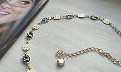 Пояс ланцюжок Louis Vuitton gold