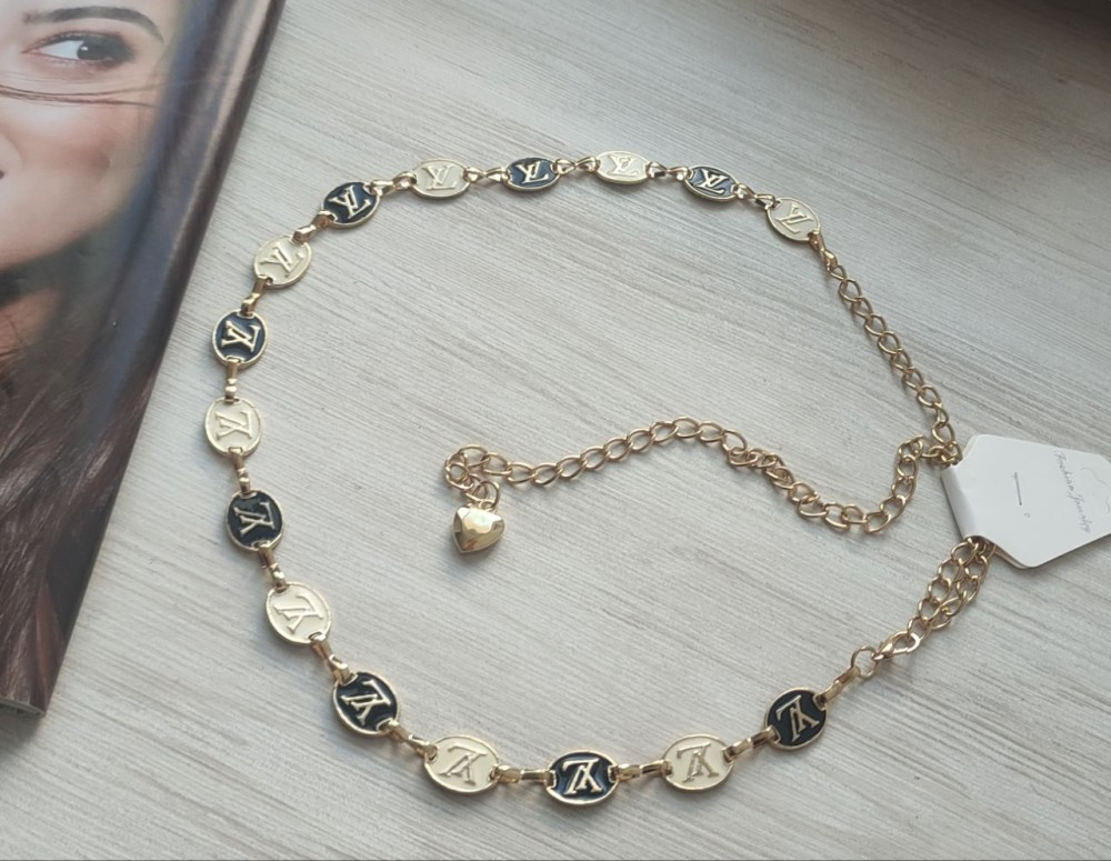 Пояс ланцюжок Louis Vuitton gold, фото 1