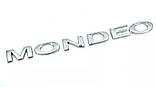 Емблема напис Mondeo для Ford (2000-2014р) Хром 195х17 мм (на скотчі) 1S7142528AA, фото 2