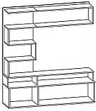 Стінка Меблі Сервіс Феррара венге, фото 4