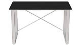 Письмовий стіл Ferrum-decor Драйв 750x1400x700 Білий метал ДСП Сосна Кембра 16 мм (DRA122), фото 3