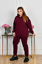 Спортивний костюм жіночий теплий БАТАЛ