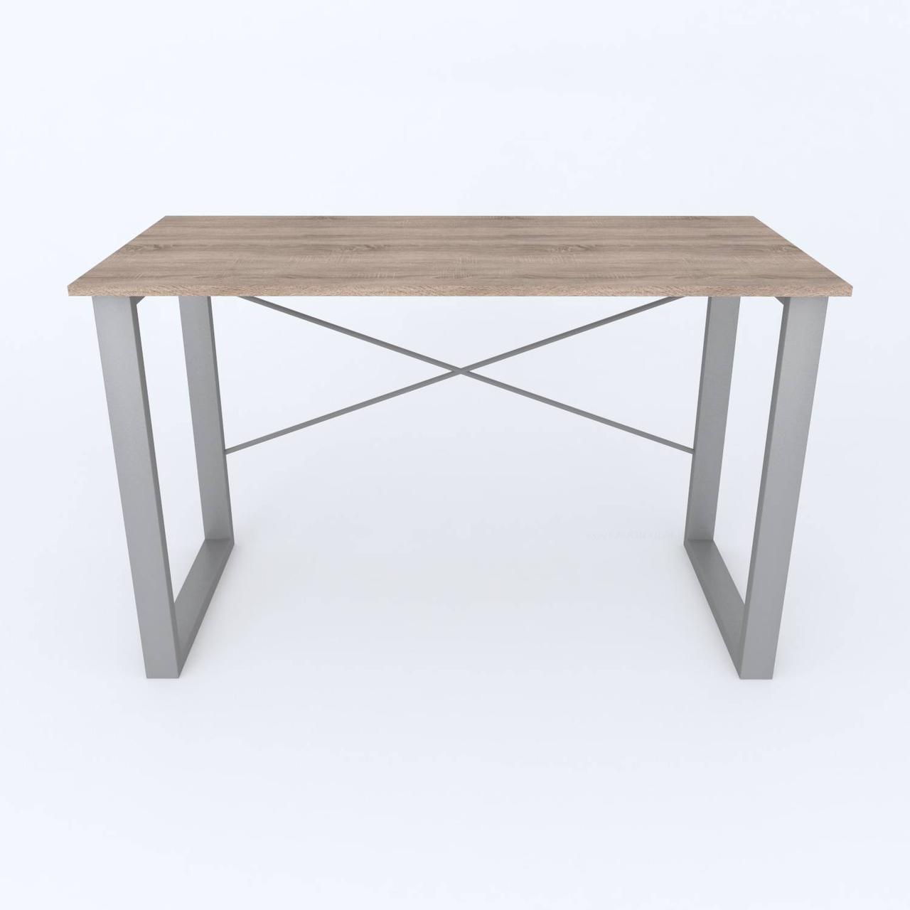 Письмовий стіл Ferrum-decor Драйв 750x1400x600 Сірий метал ДСП Дуб Сонома Трюфель 16 мм (DRA054), фото 1