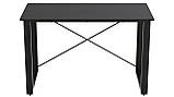 Письмовий стіл Ferrum-decor Драйв 750x1000x700 Чорний метал ДСП Сосна Кембра 32 мм (DRA192), фото 3