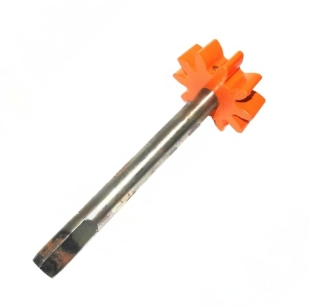 Вал ведучий (з шестернею)(D=15 мм, L=180 мм, зріз) бетономішалки