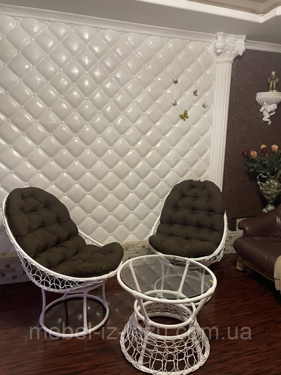 Набір з Ротанга -Relax Білий, фото 1