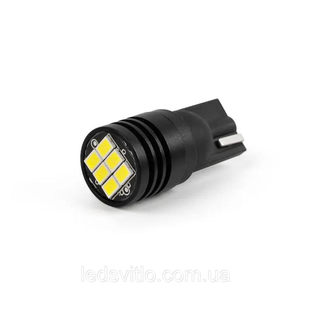 Автомобільна LED лампа T10 W5W 12-24V 6smd 3020 Philips ULTRA  світлодіодна, білий колір світла