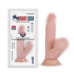 Фалоїмітатор на присоску Knight Cock 3D Triple Density 8.5
