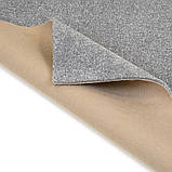 Сірий ковролін для спальні, вітальні, дитячої ширина 4 метра  ALPS 73, фото 2