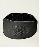 Шкіряний пояс ручної роботи, 18 см, фото 9