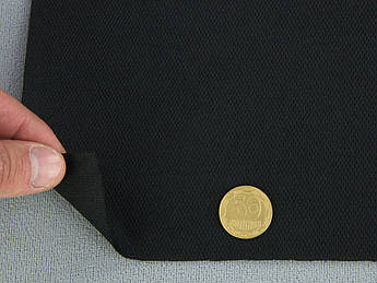 Автотканина стельова P-91-bo чорна, без основи для перетяжки пластикових деталей, шир 1.70 м Туреччина