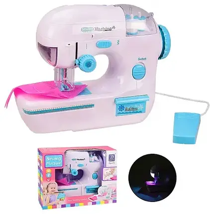 Дитяча швейна машинка Sewing Machine 7922 з педаллю керування, світло, музика, 24 см. 7922, фото 1