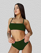 Купальник раздельный Z.Five Райана 86284 темнозеленый(В НАЛИЧИИ ТОЛЬКО 42 48 50 УКР р-ры), фото 2