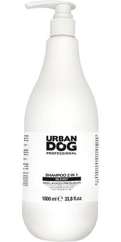 Делікатний шампунь 2 в 1 для всіх типів порід і шерсті Urban Dog Sampoo Be Easy, 1 л (60126)