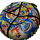 Тюбінг для катання 100 см "Казаки" (Оксфорд, ПВХ) ватрушка надувна, фото 2