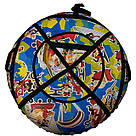 Тюбінг для катання 100 см "Казаки" (Оксфорд, ПВХ) ватрушка надувна, фото 4