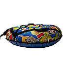 Тюбінг для катання 100 см "Казаки" (Оксфорд, ПВХ) ватрушка надувна, фото 5