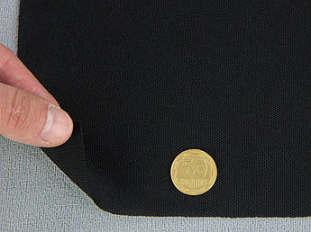 Автотканина стельова D-47-bo чорна, без основи для перетяжки пластикових деталей, шир 1.70 м Туреччина