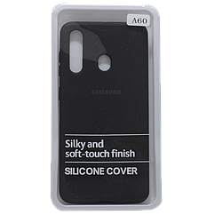 Силіконовий чохол SOFT Silicone Case для Samsung A20/A30 HQ (з логотипом) чорний