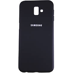 Силіконовий чохол SOFT Silicone Case для Samsung J4 Plus (2018)/J415 (з логотипом) чорний